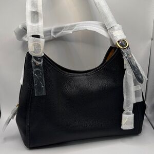 Coach Bella  Black Leather Shoulder Bag